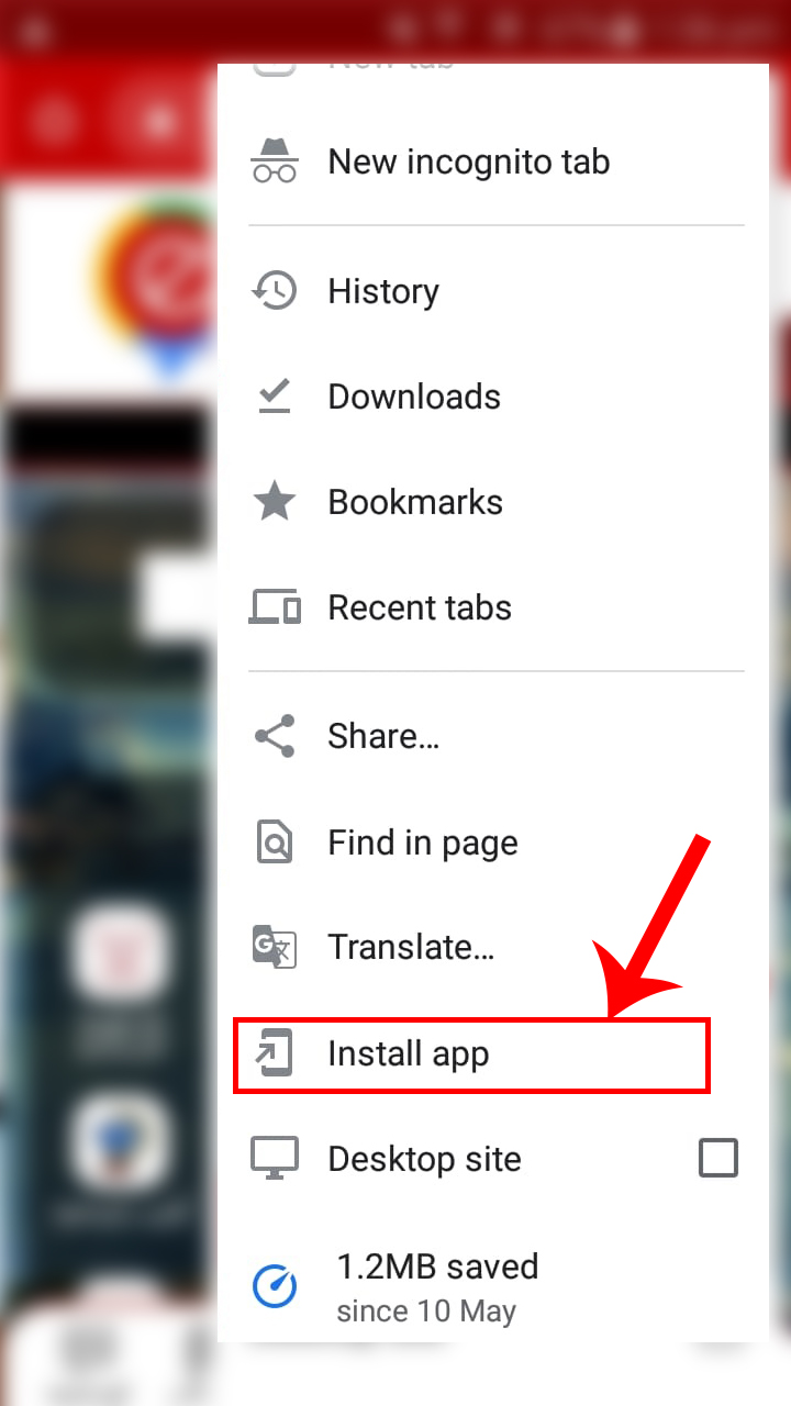 اختَر Add to Home screen